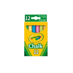 Clearance 12 Gessi Antipolvere Colorati Cancelleria E Accessori