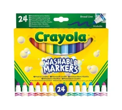 Sale 24 Pennarelli Punta Maxi Super Lavabili Cancelleria E Accessori