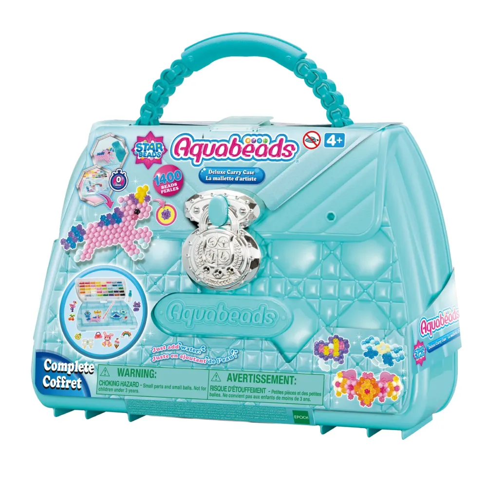 Best Acquabeads Valigetta Deluxe 1.400 Perline 48 Colori Kit Artistici E Pittura