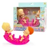 Sale Amicicci Nuovo Set Dondolo Con 2 Personaggi Inclusi Nella Confezione Mini Dolls