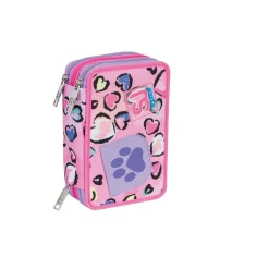 Clearance Astuccio 3 Zip Sj Gang Etichetta Personalizzata Logo Sj Gang Scuola