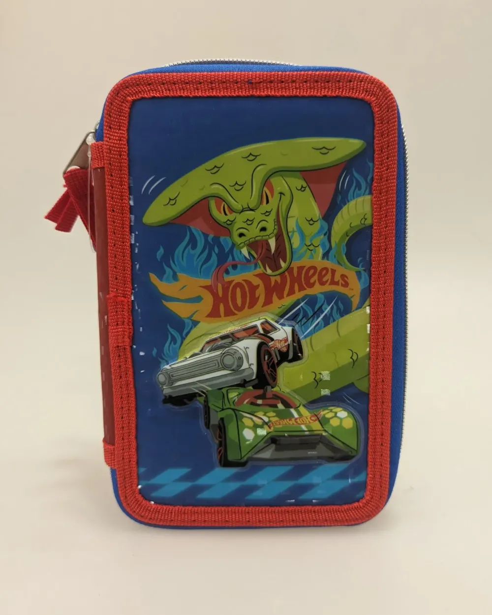 Online Astuccio Con Tre Cerniere E Tre Scomparti Di , In Robusto Poliestere, Completo Di Cancelleria, 18 Pennarelli File Giotto E 18 Matite Colorate Scuola