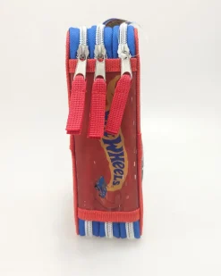 Online Astuccio Con Tre Cerniere E Tre Scomparti Di , In Robusto Poliestere, Completo Di Cancelleria, 18 Pennarelli File Giotto E 18 Matite Colorate Scuola