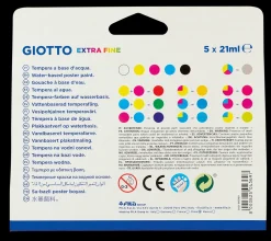New Astuccio Tempere Colori Primari 5 X 12 Ml Cancelleria E Accessori