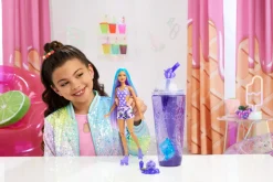 Best Pop! Reveal Serie Frutta Bambola, Tema Spuma D'Uva Con 8 Sorprese Tra Cui Cucciolo E Accessori Slime Fashion Dolls