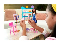 Discount Studio D'Arte Creativita E Relax, Bambola , Oltre 25 Accessori Per Creare E Dipingere, Pasta Da Modellare, Stampi, Tele E Altro Ancora, Giocattolo Per Bambini Dai 3 Ai 7 Anni Fashion Dolls