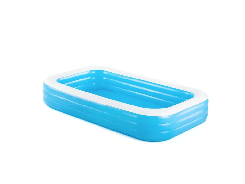 Outlet Piscina Family Rettangolare A 3 Anelli Cm. 305X183X56 Gonfiabili Per Bambini