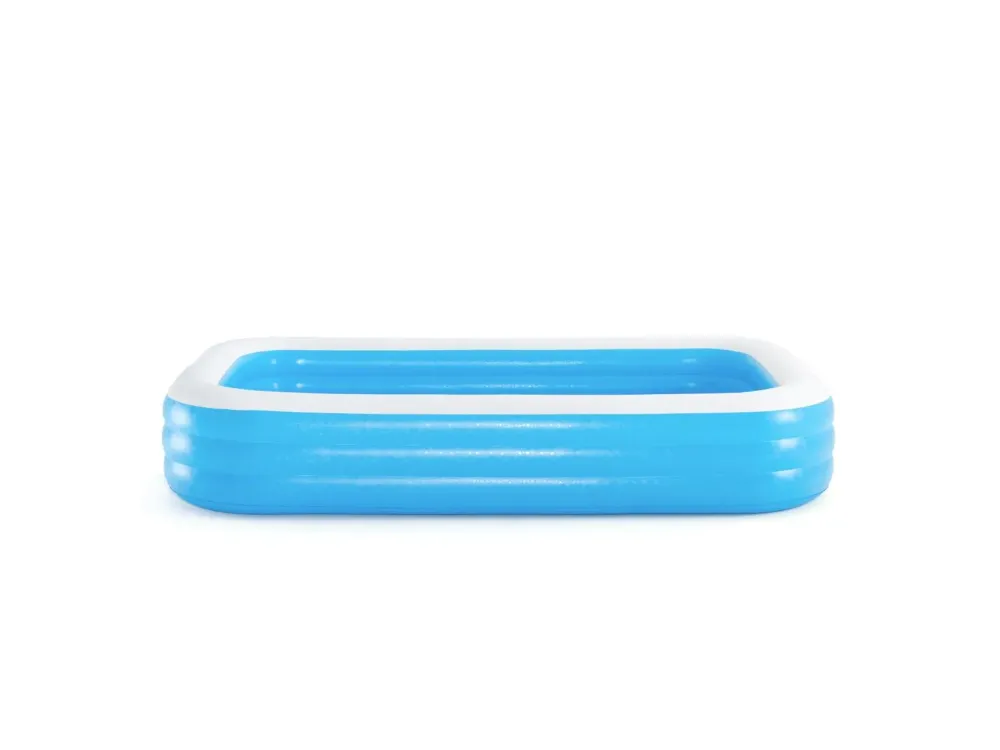 Outlet Piscina Family Rettangolare A 3 Anelli Cm. 305X183X56 Gonfiabili Per Bambini