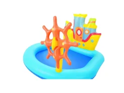 Clearance Play Center Nave 140X130X104 Cm Con Pesci E Accessori Gonfiabili Gonfiabili Per Bambini