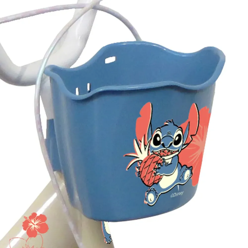 Sale Bicicletta Da 14 Pollici Di Stitch, Con Cestino E Portabambole Biciclette Per Bambini
