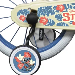 Bicicletta Da 16 Pollici Di Stitch, Con Cestino E Portabambole Biciclette Per Bambini