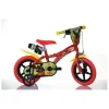 Clearance Bicicletta Per Bambini 12 Telaio In Acciaio, Ruote In Gomma Gonfiabili, Stabilizzatori Di Serie E Freno Anteriore Ideale Per Bambini Di Altezza 87-100Cm, 3-5 Anni Biciclette Per Bambini