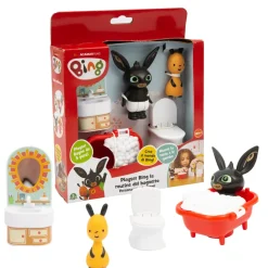 Clearance Playset Bagno Che Rappresenta La Routine Tipica Dei Bambini, Quella Del Bagnetto Mondi Immaginari