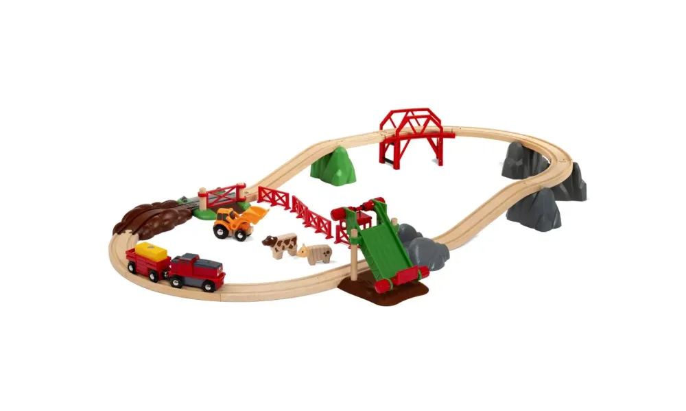 Hot Set Fattoria Degli Animali Costruzioni In Legno