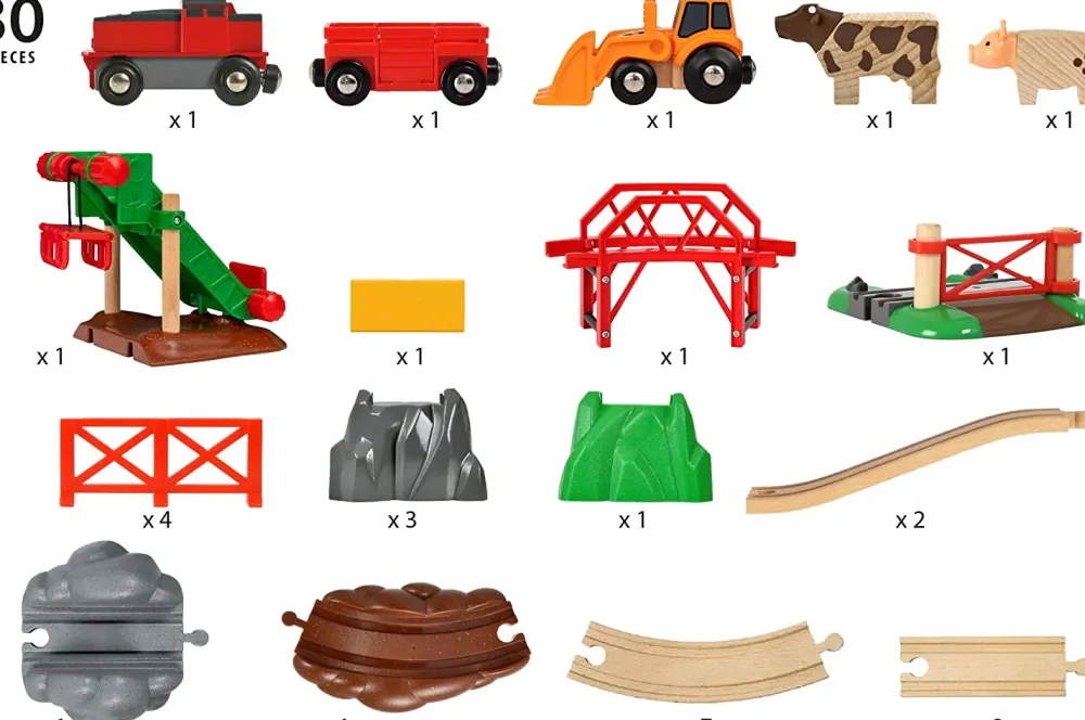 Hot Set Fattoria Degli Animali Costruzioni In Legno