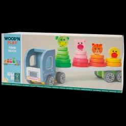 Clearance Camion Con Animali Da Impilare Giochi Educativi In Legno