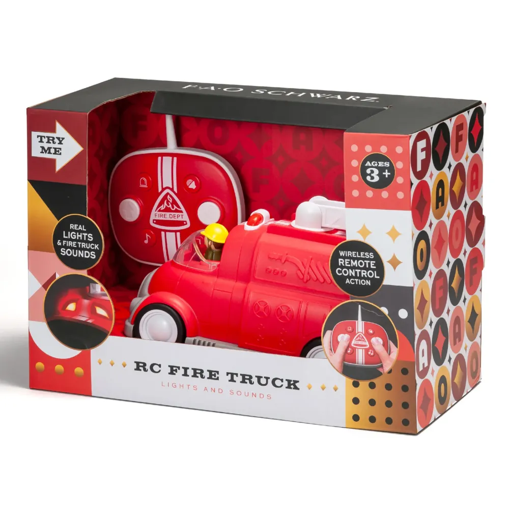 Hot Camion Dei Pompieri Radiocomandato Con Luci E Suoni Macchinine Telecomandate