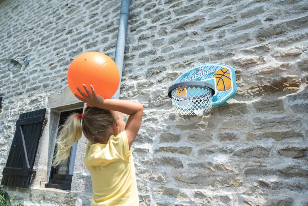 Discount Canestro 3 In 1 Compatibile Con Gli Scivoli Di Casette Per Bambini