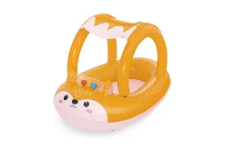 New Canottino Volpe Con Copertura Cm. 85 58 Con Velcro Per Facilitare Entrata E Palline Scorreveli Gonfiabili Per Bambini