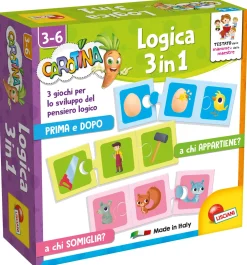 New Carotina Quadrotte Logica 3 In 1 . Primi Apprendimenti