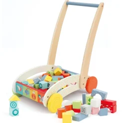 Discount Carrellino Primi Passi Con Costruzioni Giochi Educativi In Legno