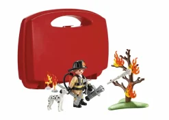 Clearance Carrying Case Fire Rescue Set Costruzioni