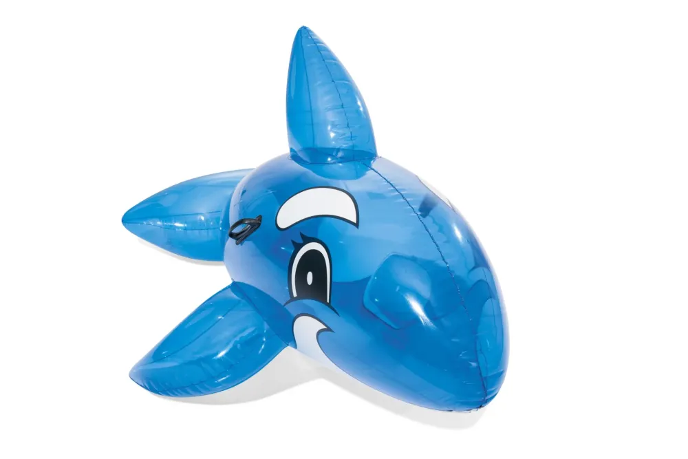Sale Cavalcabile Balena Trasparente Grande, Cm. 157 94 Con Maniglie Gonfiabili Per Bambini