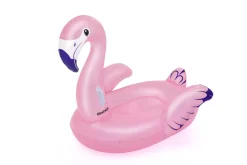 Hot Cavalcabile Fashion Fenicottero Luxury Cm. 153 143 Con Maniglie Gonfiabili Per Bambini