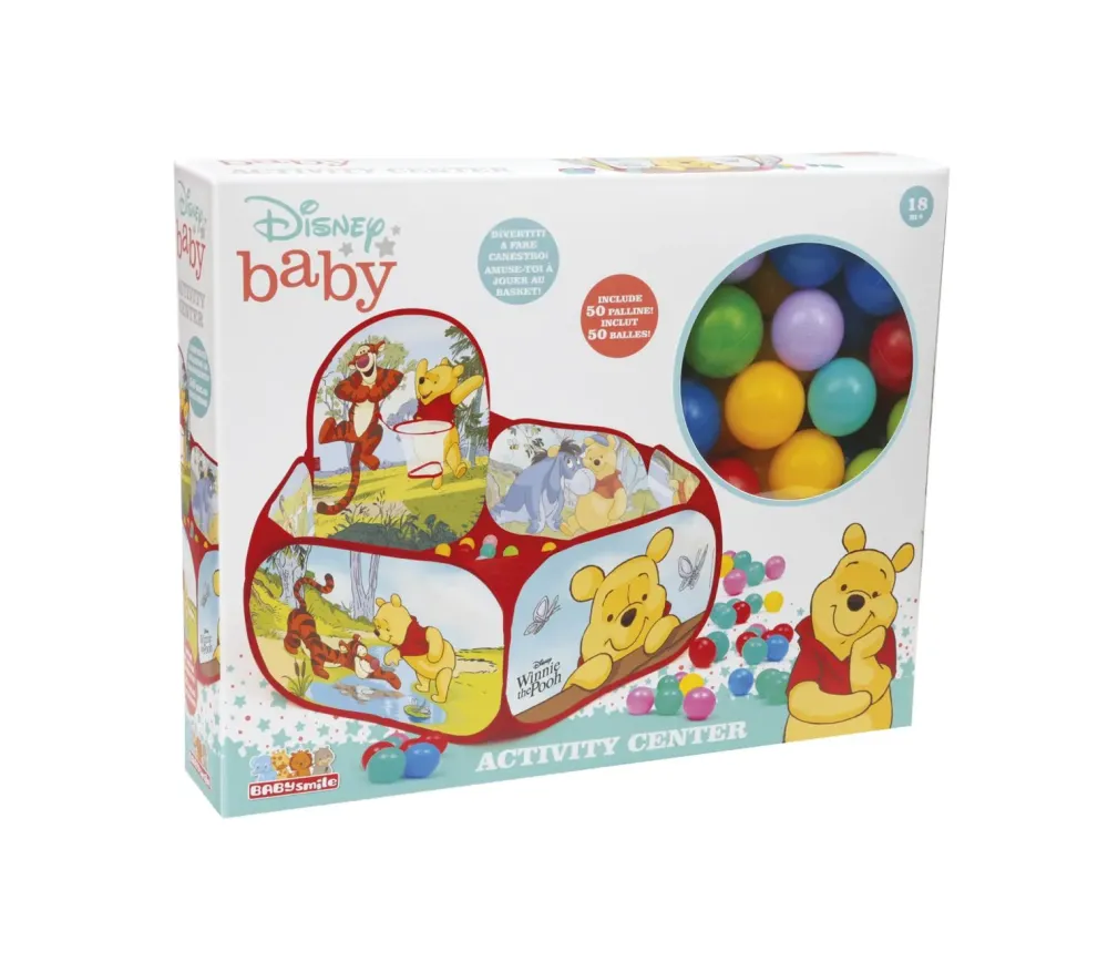 Hot Centro Gioco Con Canestro Winnie The Pooh Centri Gioco