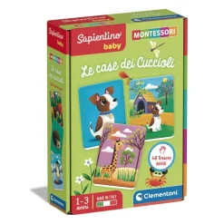 Clearance Clementoni 16434 Montessori Baby Case Cucc 48 Carte Tattili Primi Apprendimenti
