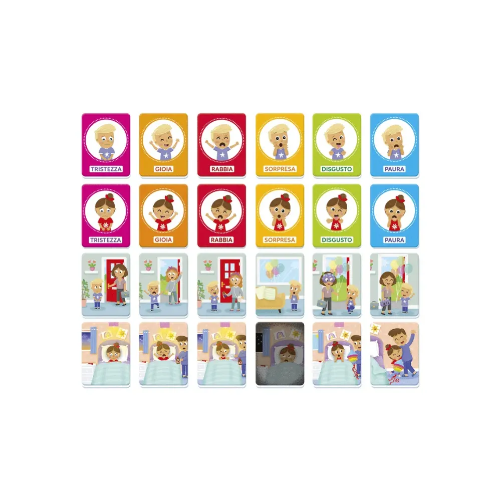 Discount Clementoni 16435 Montessori Baby Emozioni Esp 48 Carte Tattili Primi Apprendimenti