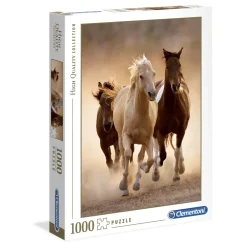 Discount 39168 Puzzle 1000 Hqc Running Horses 70 X 50 Cm Puzzle 1000 Pezzi