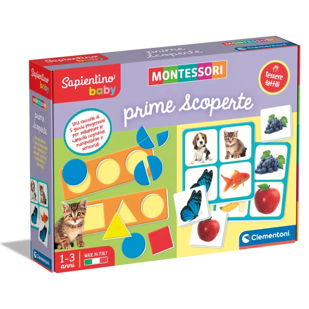 Hot Clementoni 16421 Baby Montessori Prime Scoperte Primi Apprendimenti