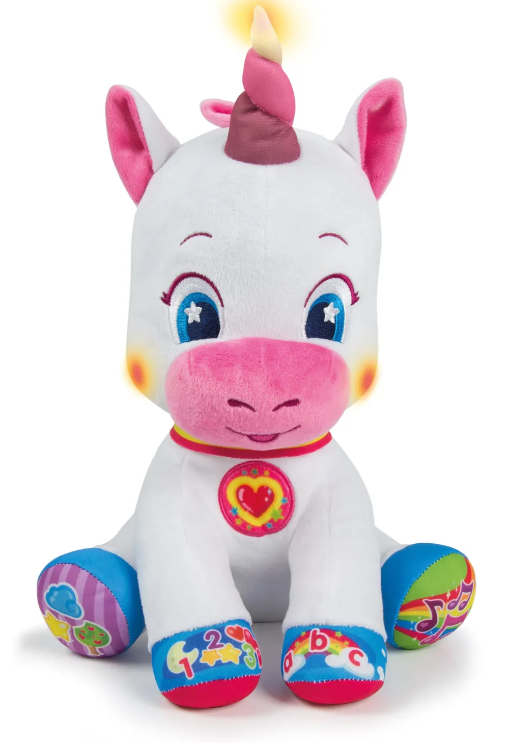 New Clementoni 17250 Scintilla L'Unicorno Canta E Brilla Peluche Neonati