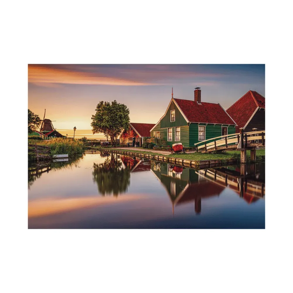 Best Puzzle High Quality Collection Zaanse Schans 1500 Pezzi, Puzzle Adulti Puzzle 1000 Pezzi