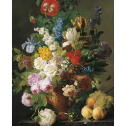 Sale Puzzle Museum Collection Van Dael, "Bowl Of Flowers" 1000 Pezzi, Puzzle Adulti Puzzle 1000 Pezzi