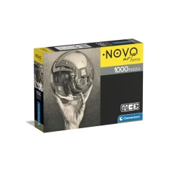 Hot Puzzle Novo Art Series M. C. Escher, "Hand With Reflecting Sphere" 1000 Pezzi, Puzzle Adulti Puzzle 500 Pezzi