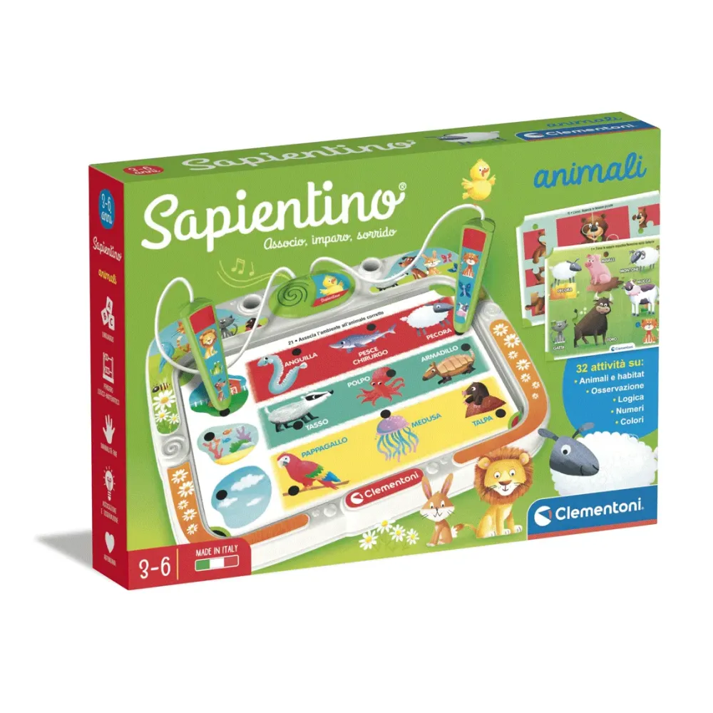 Online Clementoni Animali, Banchetto Con Schede Attivita' Primi Apprendimenti