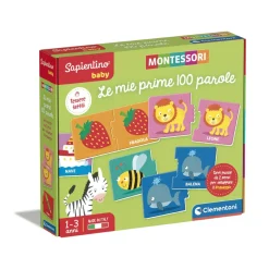 Hot Clementoni Baby Montessori Le Mie Prime 100 Parole Primi Apprendimenti