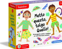 Clearance Clementoni 16129--Metto Questo, Tolgo Quello, Gioco Educativo, Multicolore, 16129 Primi Apprendimenti