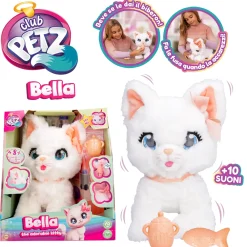 Discount Club Petz Bella, The Adorable Kitty La Gattina Piu Coccolosa Che Ci Sia! Peluche Interattivi