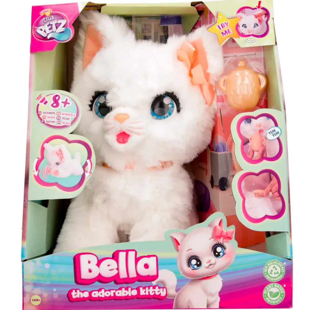 Discount Club Petz Bella, The Adorable Kitty La Gattina Piu Coccolosa Che Ci Sia! Peluche Interattivi