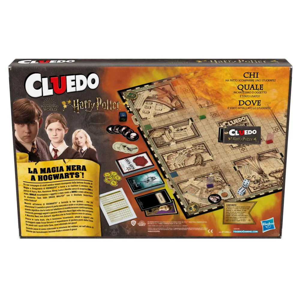 Sale Cluedo Harry Potter, Gioco Da Tavolo , Per 3-5 Giocatori, Dagli 8 Anni In Su Giochi Di Societa Per Bambini