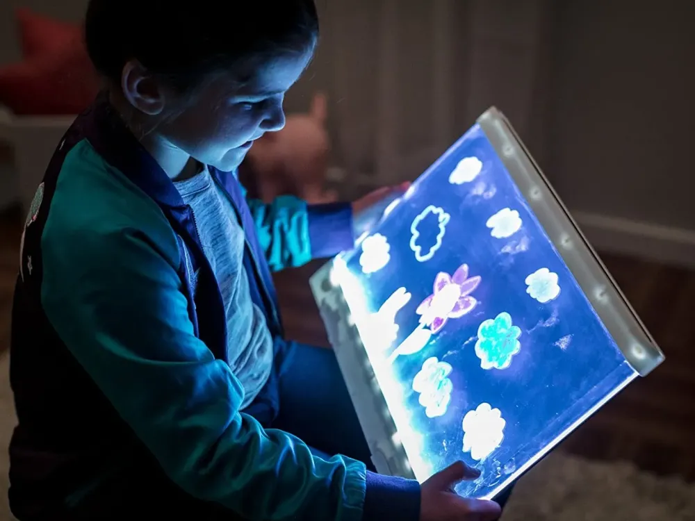 Online Lavagna Luminosa Deluxe Maxi Superficie, Super Lavagna Cancellabile Per Colorare, Eta Consigliata: 6-10 Anni Cancelleria E Accessori