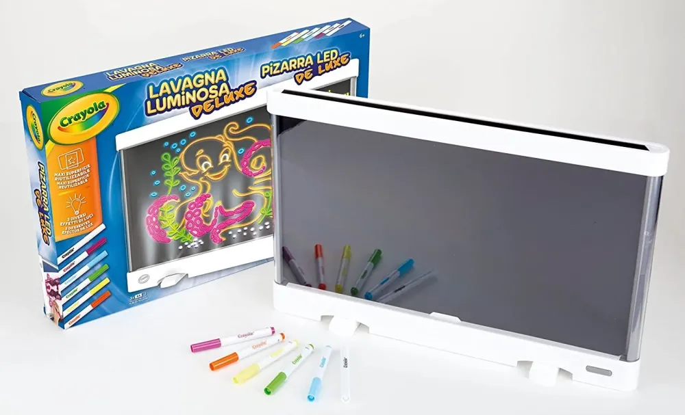 Online Lavagna Luminosa Deluxe Maxi Superficie, Super Lavagna Cancellabile Per Colorare, Eta Consigliata: 6-10 Anni Cancelleria E Accessori