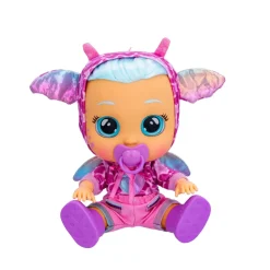 Clearance Dressy Bruny, Bambola Interattiva Che Piange Lacrime Vere, Con Capelli Veri E Colorati, Ciuccio, Vestitini E Scarpine Luccicosi.. Bambolotti