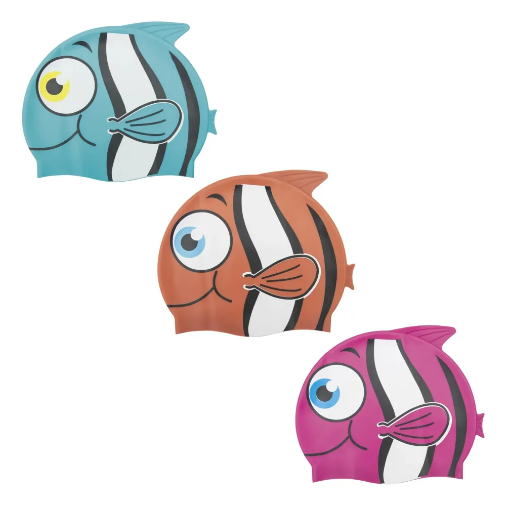 Outlet Cuffia Fantasia In Silicone, 3-6 Anni, 3 Colori Assortiti Maschere E Pinne