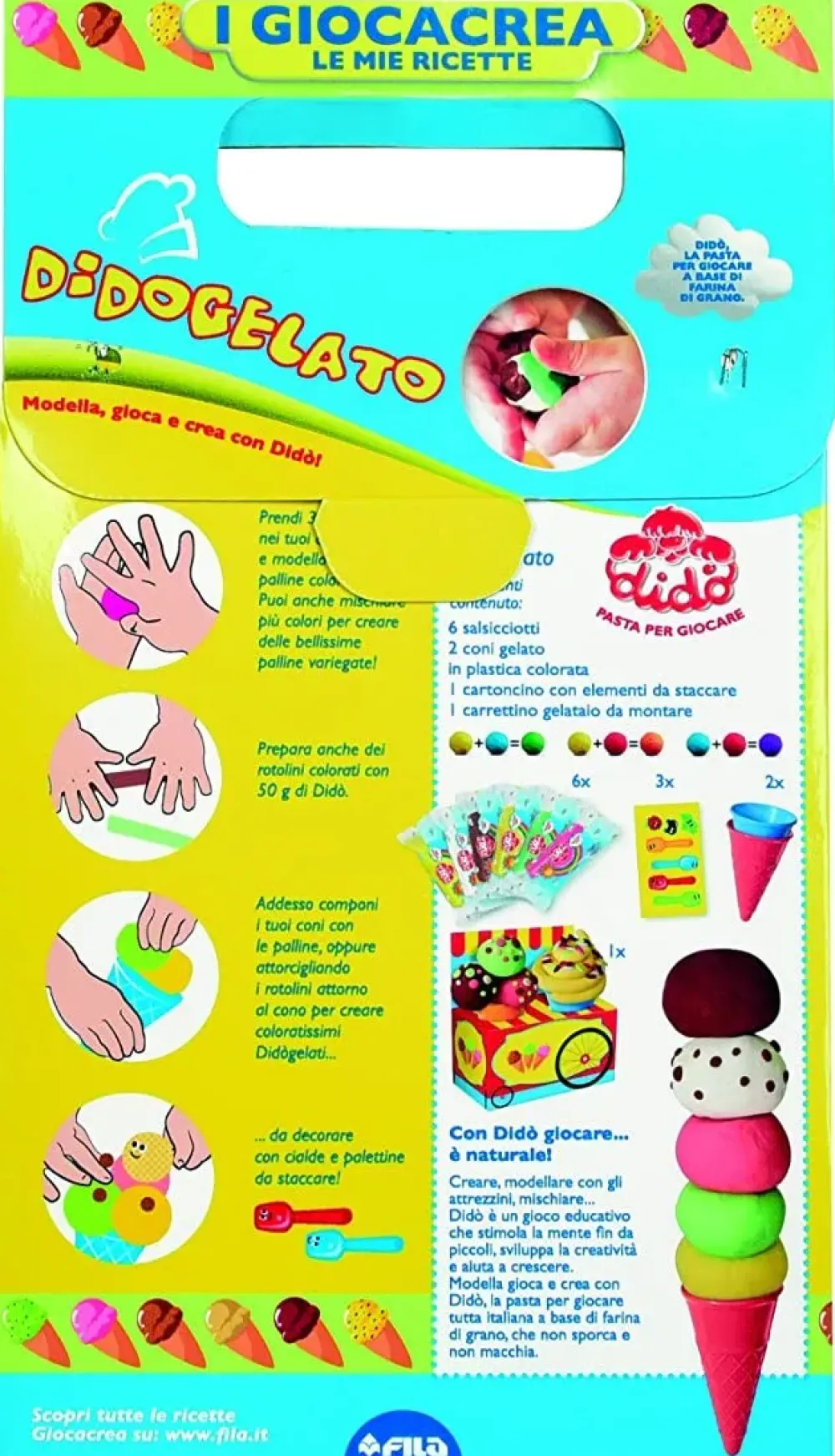Sale Dido Giocacrea Gelato Plastilina E Pasta Modellabile