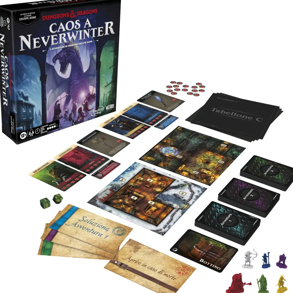 Outlet Dungeons & Dragons: Caos A Neverwinter, Un Gioco Di Mistero Escape Game, Evasione Ed Enigmi Giochi Di Strategia