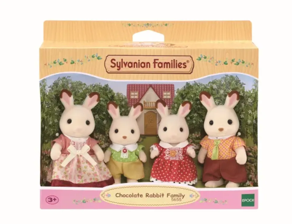 Online Famiglia Coniglio Cioccolato La Famiglia Piu Popolare Del Villaggio Sylvanian Mini Dolls